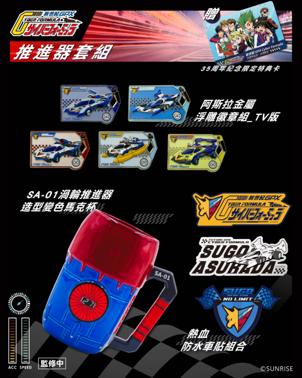 預購27年Q2 閃電霹靂車 35週年 A套組_推進器套組 正版授權 