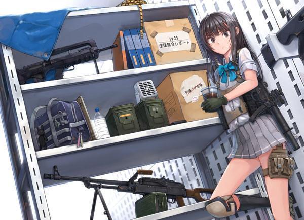 TOMYTEC 1/12 LittleArmory (LD018) 置槍架 D 