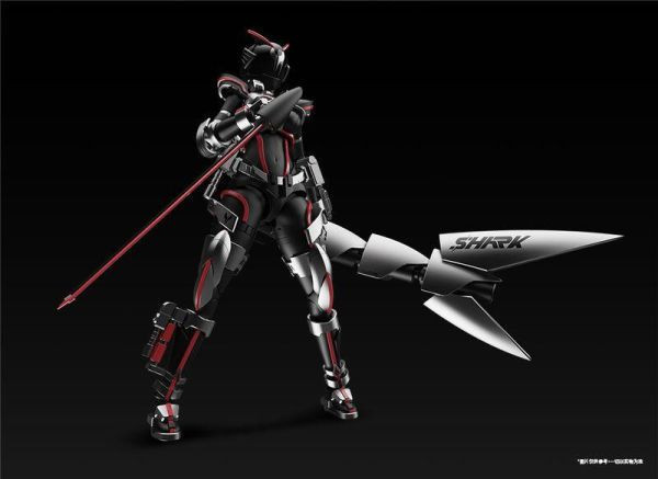 宇博文創機娘系列 鯊魚戰騎女神 莎可 組裝模型