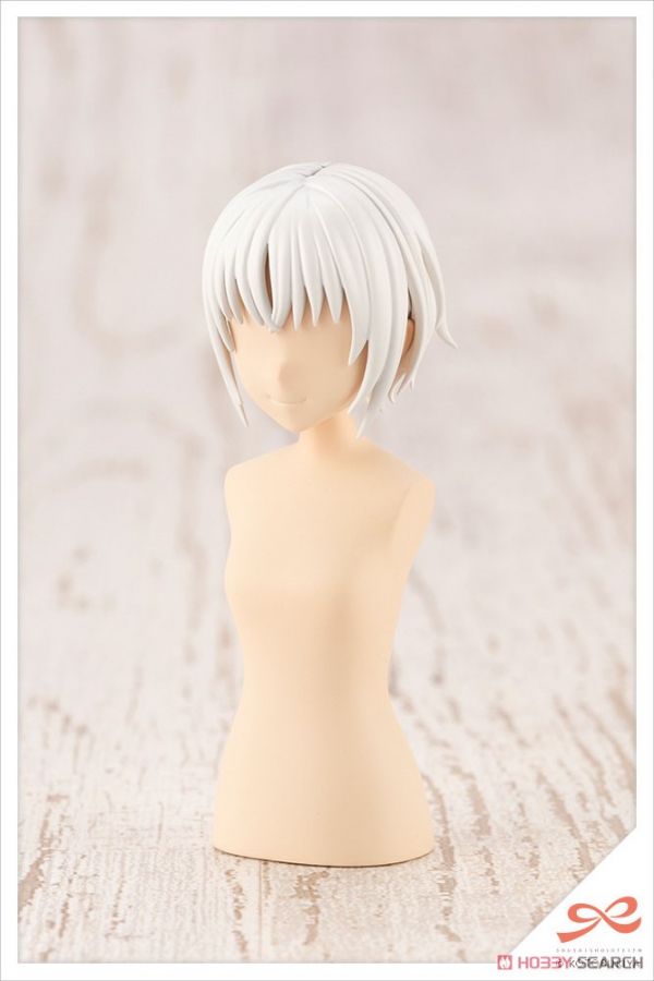 壽屋 KOTOBUKIYA  JK012 1/10 創彩少女庭園 下課後 短髮樣式A 白色&巧克力棕色 組裝模型 