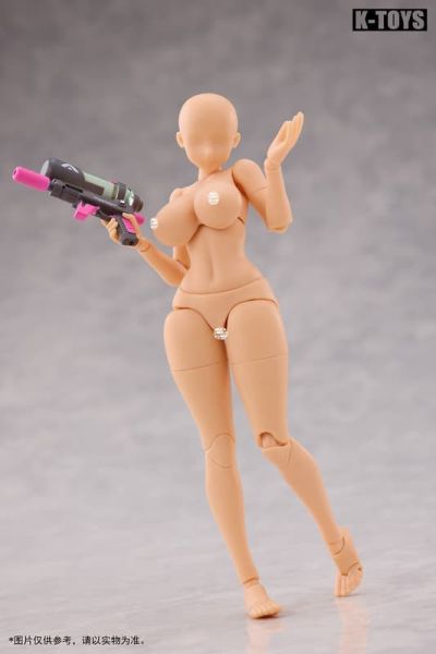 預購10-12月 K-Toys 日漫風 豐滿女素體 KT02B 黃膚 1/12 