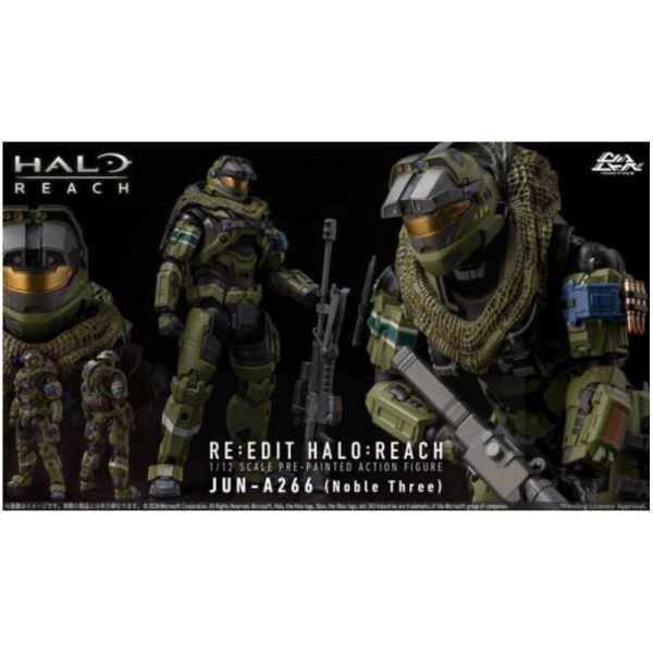 預購12月 千值練 1000Toys 1/12 RE:EDIT HALO 最後一戰 JUN-A266 貴族3號 可動完成品 