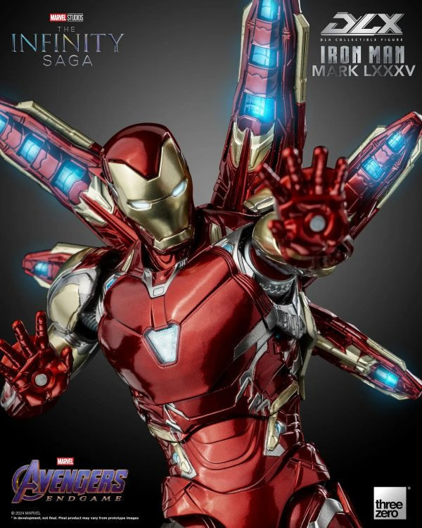 現貨 THREEZERO DLX 鋼鐵人 Mark 85 17.5cm 可動公仔 