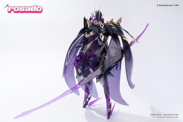 核誠治造 蘿莎計劃 ECRS-02 星花 黑鳶尾 可動完成品 
