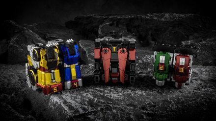 招財貓MICRO COSMOS MC-01S金屬色限定 聖戰士 百獸王 五獅合體 