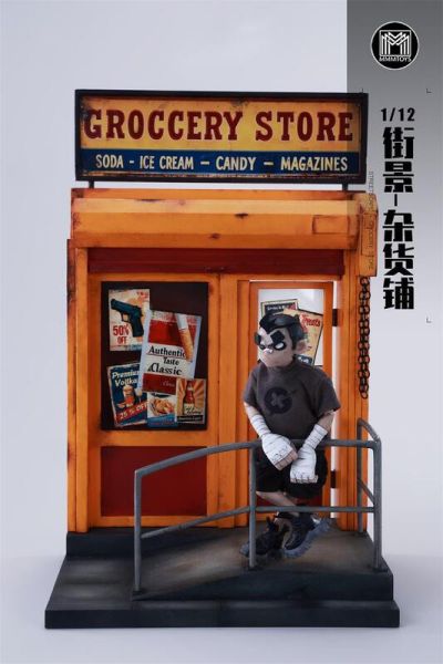 預購9月 mmmtoys 1/12 場景地台 M2506 街景雜貨鋪 1/12人偶適用 