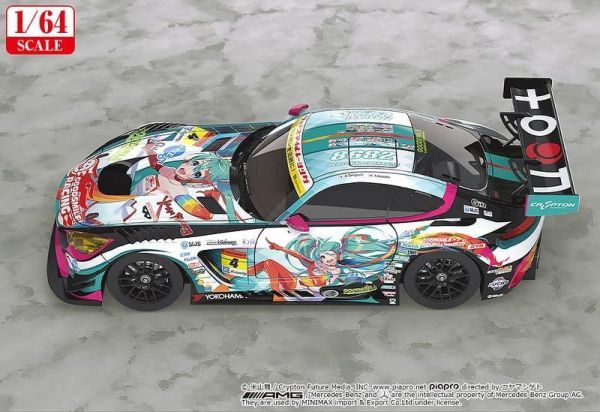 預購27年5月 GSC 1/64 初音未來GT計畫 賽車初音 AMG 2016 SUPER GT Ver 