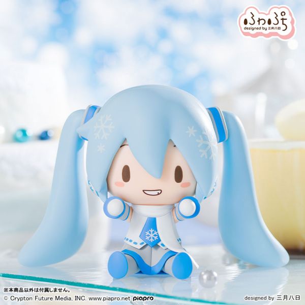預購26年2月 SEGA 初音未來系列 ふわぷち Q版掌上坐姿 雪初音 
