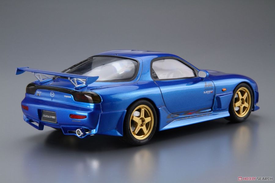 青島社 AOSHIMA 1/24 汽車模型 改裝車 No.27 馬自達 Mazdaspeed FD3S RX-7 A-SPEC GT-C  組裝模型 AOSHIMA 1/24 閃電霹靂車 阿斯拉 AKF-0/G LIFTING TURN模式