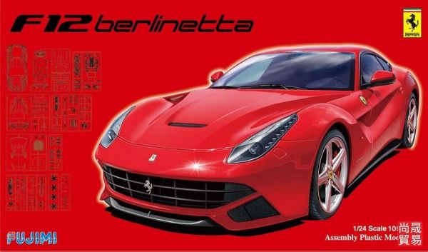 富士美FUJIMI #126197 RS-33 F12 berlinetta<包含金屬蝕刻片> 