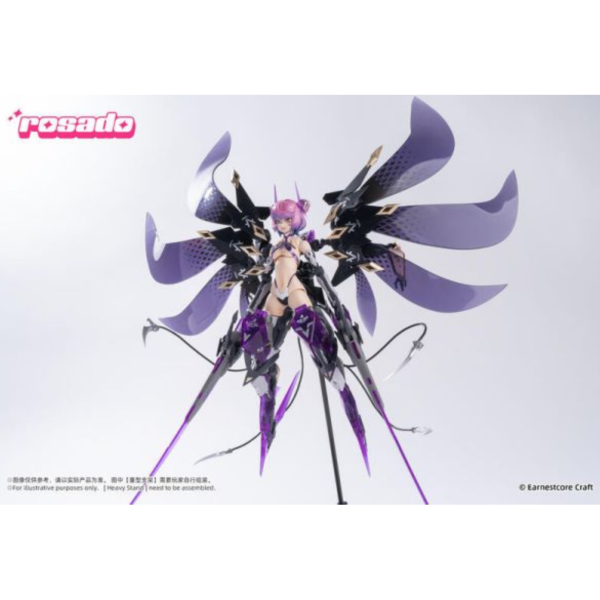 核誠治造 蘿莎計劃 ECRS-02 星花 黑鳶尾 可動完成品 