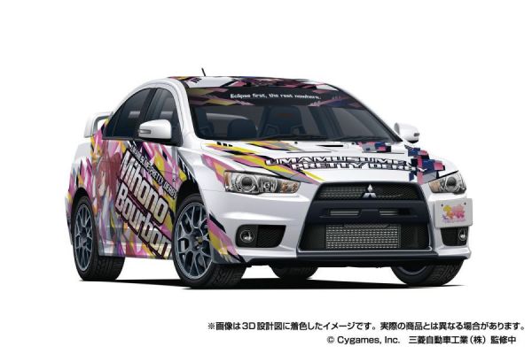 青島社1/24 痛車#3《賽馬娘》ver.2 CZ4A 藍瑟 Evolution X 最終版'15 模型 