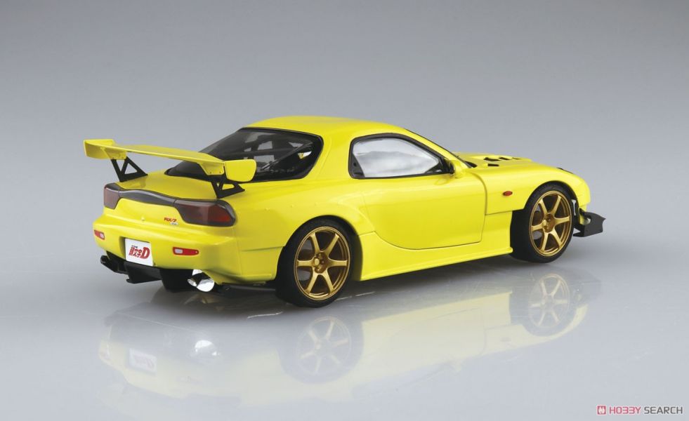 青島社 AOSHIMA 1/24 汽車模型 頭文字D 高橋啓介 FD3S RX-7 Project D 第28卷仕様 組裝模型 