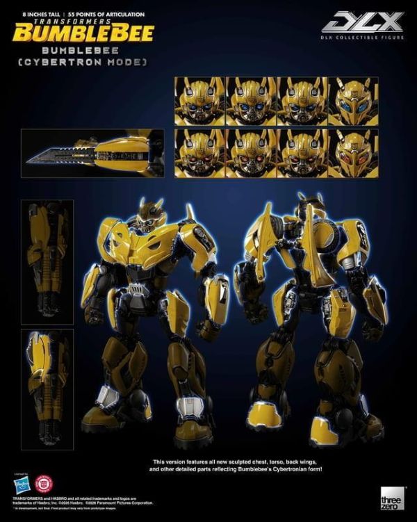 預購Q4 Threezero 變形金剛:大黃蜂 DLX 大黃蜂 賽博坦型態 