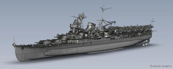 富士美 FUJIMI 1/700 日本海軍航空巡洋艦 最上 組裝 