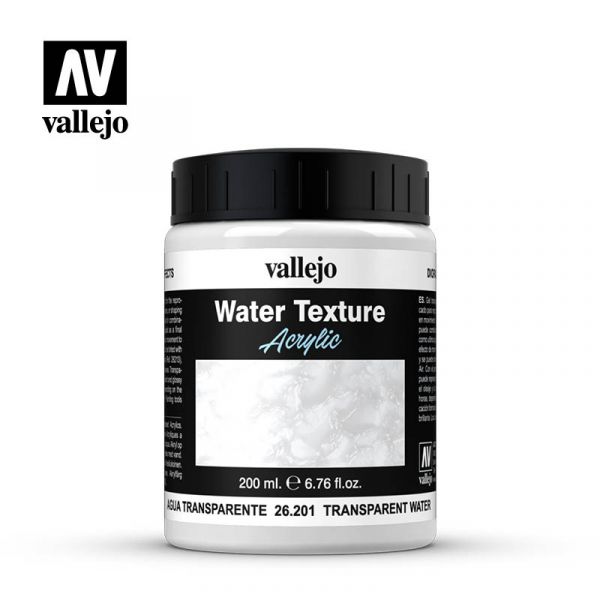 Acrylicos Vallejo -26201 - 佈景效果 Diorama Effects - 透明水 Transparent water (colorless) 