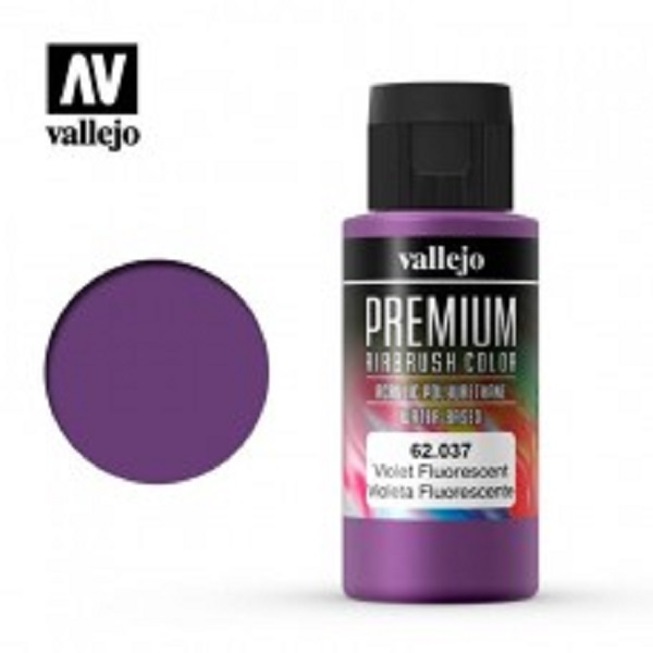 西班牙 Vallejo 高階色彩 Premium Color  62037-  螢光紫紅色60 ml 