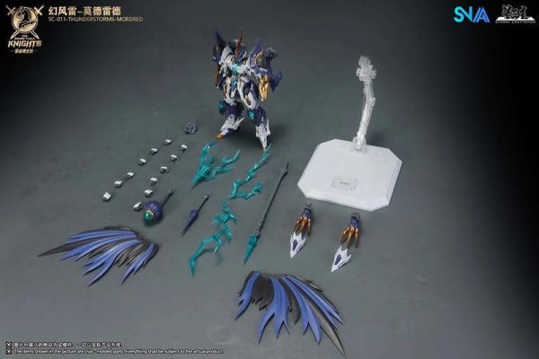 預購10月 SNAA 圓桌騎士團 幻風雷 莫德雷德 組裝組合模型 1:144 L1007 