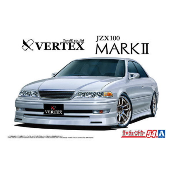 青島 1/24 改裝 #54 豐田 VERTEX JZX100 Mark II 