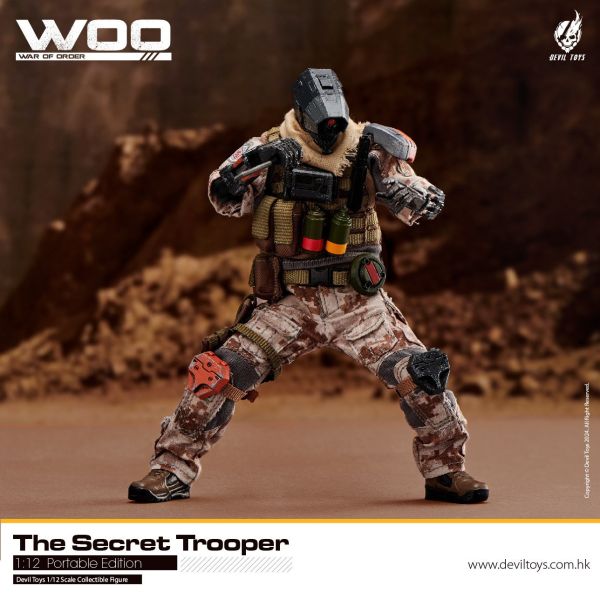 預購12月 DevilToys 1/12 可動 WOO02 War of Order Trooper 沙漠 