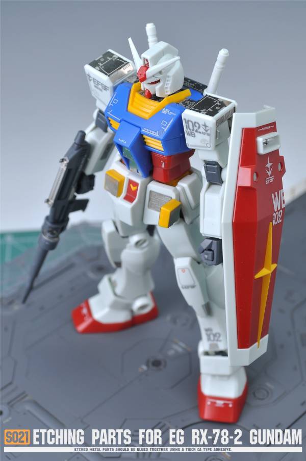 鋼魂 AW S021 1/144 ENTRY GRADE RX-78-2 GUNDAM Ver.EG蝕刻片水貼改造套件 