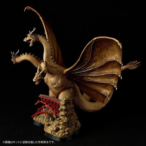 預購9月 海洋堂 ARTPLA 未上色塗裝組裝模型 王者基多拉 Re:Imagination 
