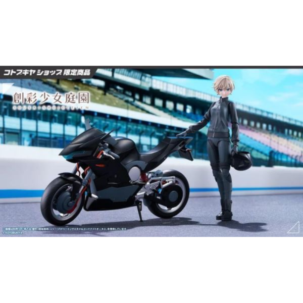 預購9月 壽屋限定 1/10 創彩少女庭園 極限運動摩托車 2ND COLOR 黑色 組裝模型 