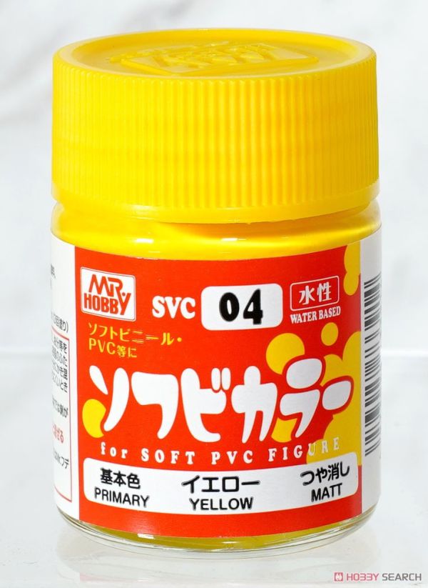 郡氏 GSI 水性漆 SVC系列 軟膠專用水性漆 18ml 