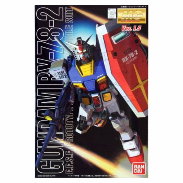 萬代 BANDAI 1/100 鋼彈模型 MG RX-78-2 鋼彈 .Ver1.5 組裝模型 