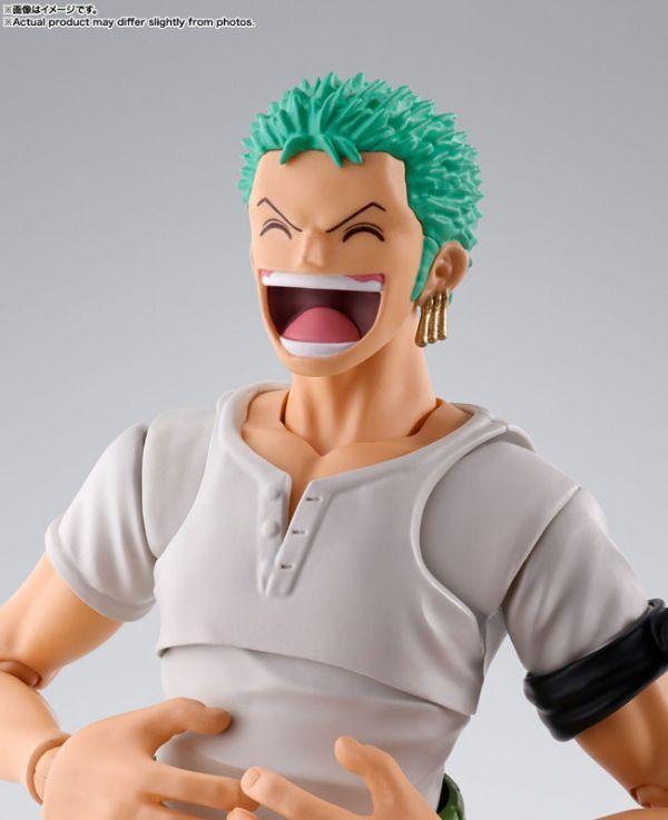 萬代 代理版 SHF S.H.F 航海王 羅羅亞·索隆-冒險的黎明- 可動完成品 