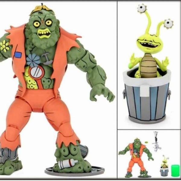 NECA 忍者龜 Muckman 7吋 可動公仔 