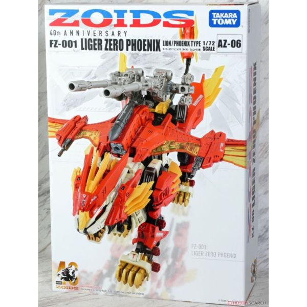 TAKARATOMY 洛伊德 40周年限定 ZOIDS AZ-06 鳳凰長牙獅 組裝可動模型 