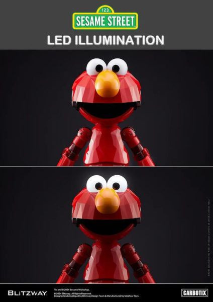 BLITZWAY 芝麻街 CARBOTIX ELMO 艾蒙 可動完成品 