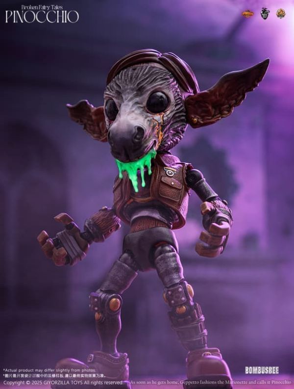 預購6月 GIYORZILLA TOYS 1/6 可動 A001 破碎的童話 匹諾曹(皮諾丘) 面具補充包 