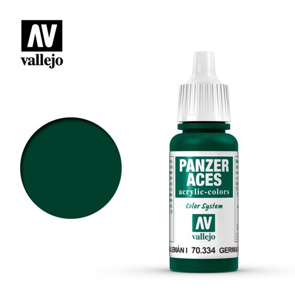  Acrylicos Vallejo - 70334 - 裝甲王牌 Panzer Aces - 德國坦克兵I Ger. Tanker (Feldgrau I) - 17 ml. 