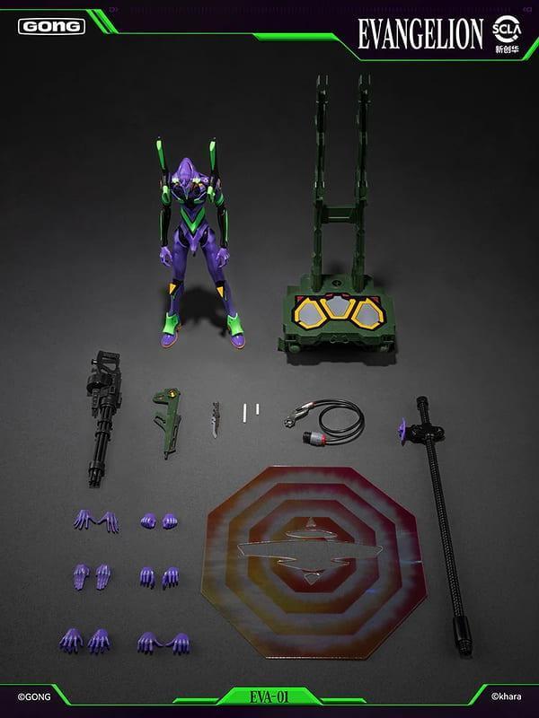 預購6月 POPMART泡泡瑪特 共鳴GONG 新世紀福音戰士 初號機 合金可動 高:16.5cm 