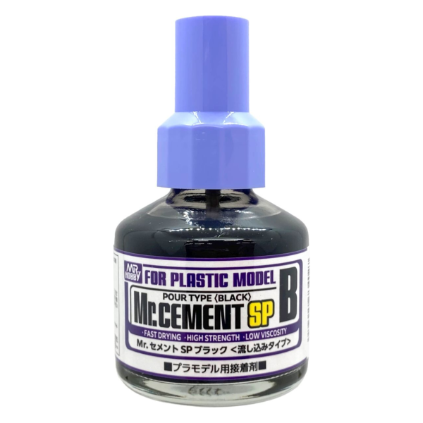 郡氏 GSI MC-132 高流動型膠水 SPB(黑) 速乾強化型 40ml <縫隙填補超確實!!> 