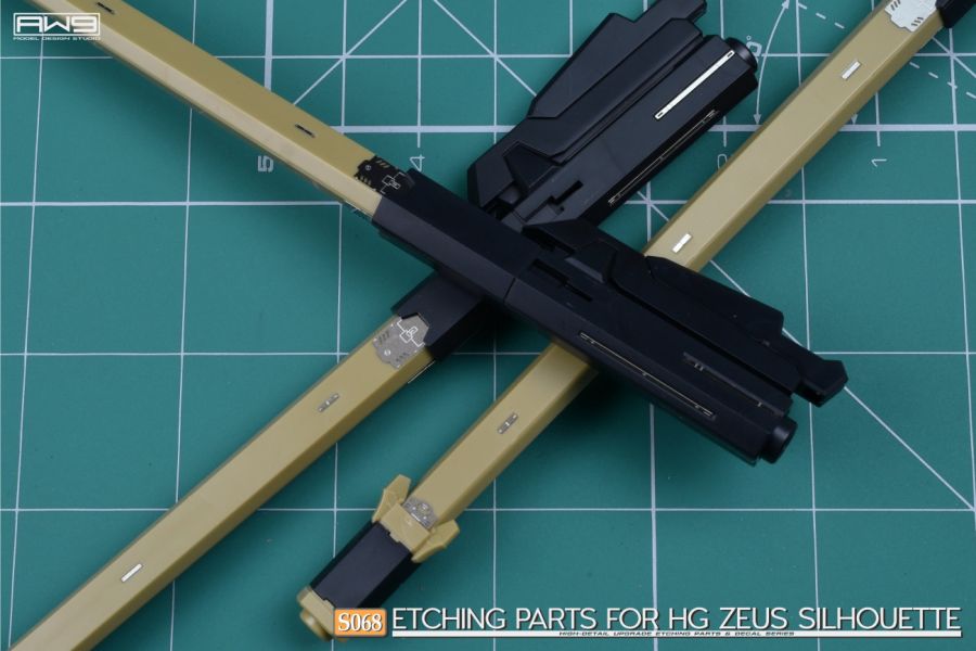 鋼魂 AW9 S68 HG 1/144 神王宙斯型外掛裝備 改造蝕刻片 附水貼 