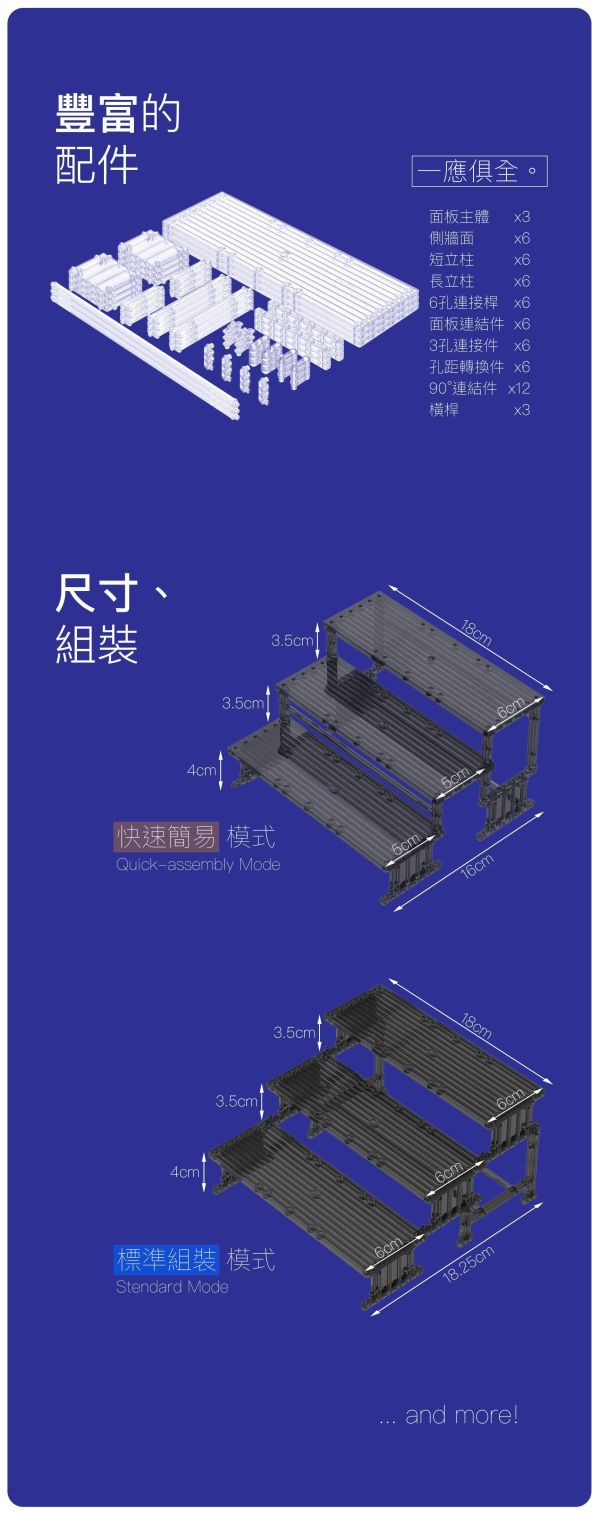 Oasis模型綠洲 桌上伸展台架 