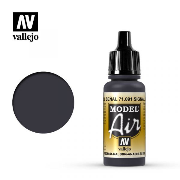 西班牙 Vallejo AV水性漆 Model Air 71091 信號藍 17ml 