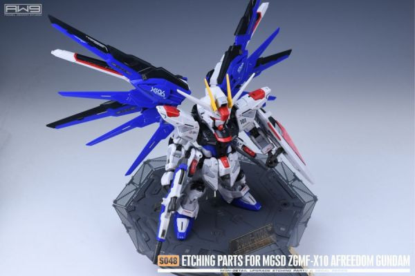 鋼魂 AW9 S48 MASTER GRADE SD MGSD 自由鋼彈 專用蝕刻片 附水貼 