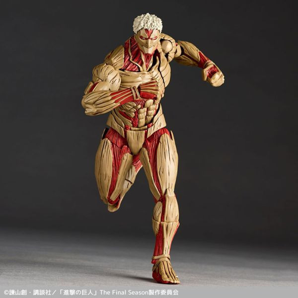 海洋堂 Revoltech 山口式 進擊的巨人 鎧之巨人 可動完成品 