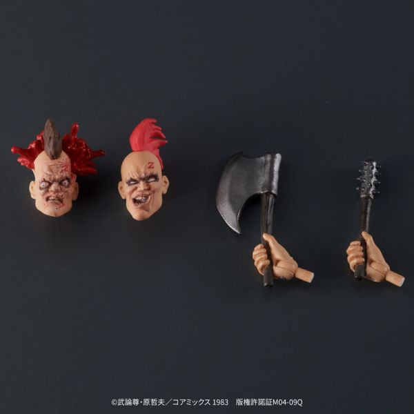 預購6月 M.I.C. DIGACTION 北斗之拳 北斗神拳 吉德團員 8cm 可動公仔 