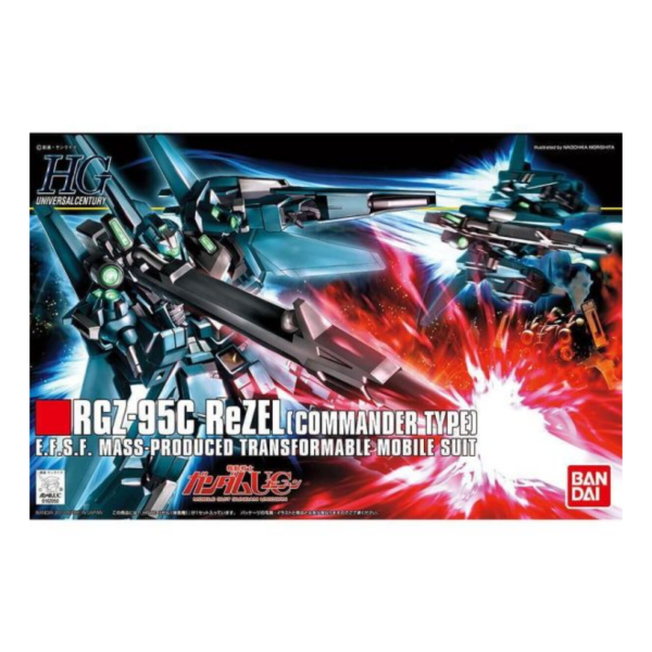 萬代 BANDAI 1/144 鋼彈模型 HGUC #108 RGZ-95C 里澤爾隊長機 組裝模型 