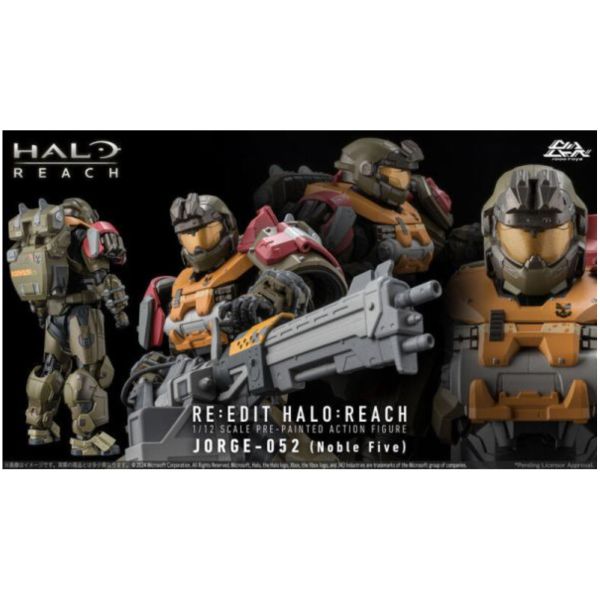 預購25年6月 千值練 RE:EDIT 1000Toys HALO 最後一戰 JORGE-052 貴族5號 