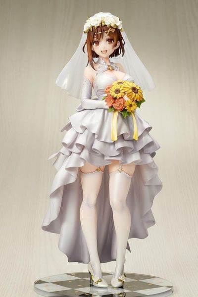 預購27年4月 QuesQ 萊莎的鍊金工房 萊莎琳 斯托特 婚紗禮服Ver 1/7 