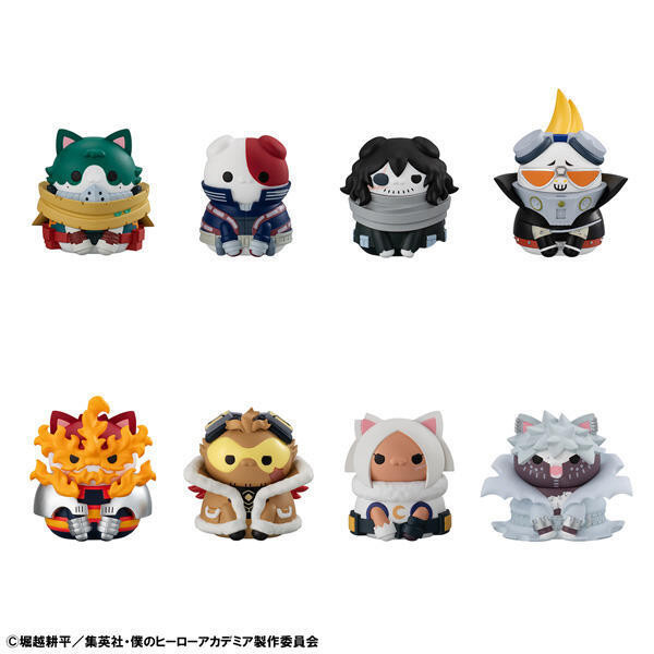 預購10月 MH 盒玩 MEGA CAT 我的英雄學院 貓咪英雄學院 中盒8入 