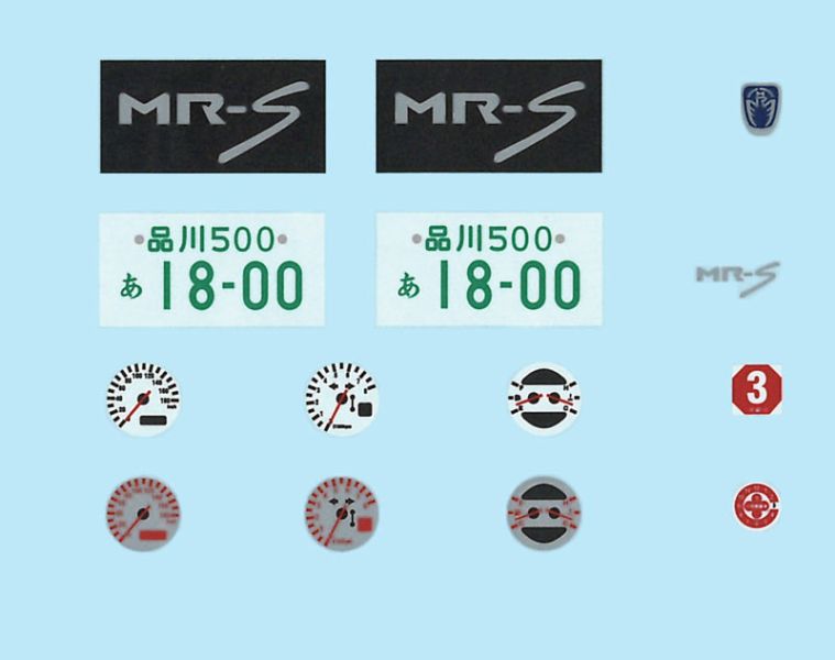 預購10月 富士美 1/24 ID334 TOYOTA MR-S 附GT-W 大尾翼 