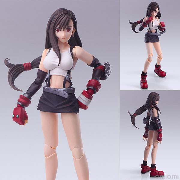 預購8月 SE BRING ARTS FF7 蒂法 TIFA LOCKHART 13cm 可動公仔 