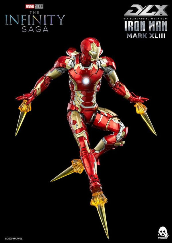 THREEZERO DLX 1/12 鋼鐵人Mark 43 16.5cm 再販 
